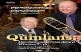 Quinlans · have 125 employees, serve scores of schools, and are big boosters of VanderCook Col-lege of Music. Through the years, Quinlan & Fabish has sponsored numerous work-shops,
