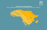 UNDP's Renewed Strategic Offer in Africa Material/Strat… · A Continent of Wealth Africa is host to 60% of the world’s uncultivated arable landmass, the second largest and longest
