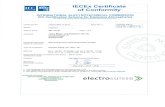 JUMO IEC IEêEx Certificate No. Date of Issue: Additional information: IECEx Certificate of Conformity IECEx SEV 13.0010 2014-07-07 Issue No.: '1 Page 5 of 5 RTD and thermocouple temperature