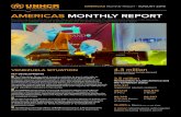 AMERICAS MONTHLY REPORT - UNHCR Americas Monthly... · AMERICAS MONTHLY REPORT 4.3 million Venezuelans living abroad (as of August 2019) 3.5 million Venezuelans in Latin America and