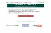 Online CAT Coaching - Bodhee Prep-CAT Online Preparation€¦ · forest, you do not select the best trees as they tend to make similar classifications. You want diversity. Programmers
