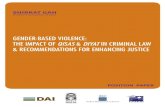 GENDER-BASED VIOLENCE: THE IMPACT OF QISAS & DIYAT IN ...shirkatgah.org/shirkat/wp-content/uploads/2017/03/Position-Paper-wi… · The qisas and diyat law came on the statute books