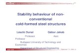 Stability behaviour of non- conventional cold-formed steel ... cold-formed steel structures ESMC 2009