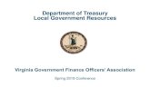 Department of Treasury Local Government Resources Spring Conference/Presentations/1;30-2;… · •Daily deposits and withdrawals •Rated ‘AAAm’ by S&P Global Ratings •Complies
