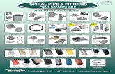 SPIRAL PIPE & FITTINGS BG FOB WARREN, MI PRICE … · 304 s.s. & 316 s.s. galvanized, 304, & 316 stainless steel fab. blast gates page 14 page 16 & 17 saddle taps & shoe taps tees,
