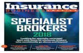 IBAMAG.COM SPECIALIST BROKERS … · wholesale sides of the business. For the last 18 years, he has worked exclusively in professional and executive liability. He has authored several
