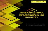 INFRASTRUCTURE DEVELOPMENT OF DOWNSTREAM OIL … · infrastructure development of downstream oil industry syed zawar haider centre for peace, security and developmental studies