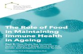 The Role of Food in Maintaining Immune Health in Ageing€¦ · invasion by means of inducing inflammation, phagocytosis of pathogens, release of lytic enzymes and activation of complement