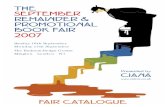 THE SEPTEMBER REMAINDER & PROMOTIONAL BOOK FAIR 2007 · CIANA LTD 24 Langroyd Road London SW17 7PL Tel: +44 (0)20 8682 1969 Fax: +44 (0)20 8682 1997 enquiries@ciana.co.uk WELCOME