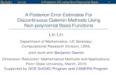 A Posteriori Error Estimates For Discontinuous ...linlin/presentations/201503_APost.pdf · Discontinuous GalerkinMethods Using Non-polynomial Basis Functions Lin Lin Department of