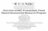 Overview of NRC Probabilistic Flood Hazard Assessment ... · Hazard Assessment Research Program Thomas Aird. Meredith Carr, Ph.D. Mark Fuhrmann, Ph.D. Joseph Kanney, Ph.D. Jacob Philip,