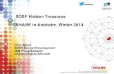 SDSF Hidden Treasures SHARE in Anaheim, Winter 2014€¦ · sdsf da ma32 sy1 pag 0 cpu/l/z 1/ 1/ 0 line 1-16 (50) command input ===> scroll ===> csr ... np jobname stepname procstep