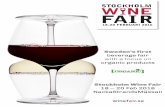 WineFair | 2017€¦ · pons or cash should be used. You decide, we'll make the arrangements. Marketing of Stockholm Wine Fair. The Wine Fair will be heavily marketed in the morning