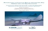 Biotelemetry of Cownose Rays in Chesapeake Bay: Habitat ... · Biotelemetry of Cownose Rays in Chesapeake Bay: Habitat Use and Ray Movement Final Contract Report for Award No. 15-PO-392-0000336084