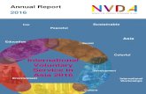Colorful International Voluntary Service in · NVDA ANNUAL REPORT 2016 | 4 M essages “ ” NVDA is much more matured when it turns to 20 years old with the best resources now. To