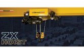 HOIST - IRRSA€¦ · Rope Reeving. ZX8 INTRODUCTION. ZX8 HOIST. The ZX8 Model is generally available with 4 gearbox ratio’s, up to 4 drum lengths & 5 different reeving arrangements.