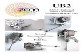 ZENA Universal · ZENA power generator, in his truck, would be obtained by using the ZENA UB2 universal power generator mounting bracket so as to mount the power generator UNDER the