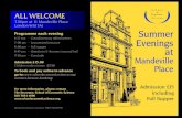 Mandeville Summer Lectures - Microsoft€¦ · with David Ward (piano), Gillian Thomson (piano and soprano) and Adrian Green (tenor), including solo songs and duets, piano pieces
