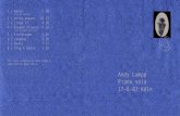 Andy Lumpp Piano solo 17-6-82 Köln · P & C 1982/2001 NABEL Direct to Master Recording • Recorded at Studio Cornet, Köln (D), June 17, 1982 • Recording Engineer: Thomas Kern
