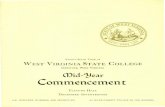 EIGHTy-SIXTH YEAR OF WESTVIRGINIA STATECOLLEGElibrary.wvstateu.edu/archives/Commencement-Programs/... · 2017. 8. 23. · eighty-sixth year of westvirginia statecollege institute,