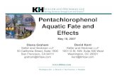 Pentachlorophenol Aquatic Fate and Effects€¦ · 18/05/2007  · David Kent Keller and Heckman LLP 1001 G St. NW, Suite 500 West Washington, DC 20001 kent@khlaw.com Washington,