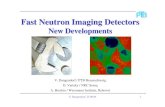 Fast Neutron Imaging Detectors · BC400 (NE102) • recoil protons are stopped and produce local light spot • optics (mirror and lens) transfer image to photon counting image intensifier