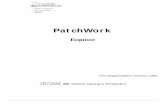 PatchWork - support.ircam.frsupport.ircam.fr/docs/om-libraries/old/PW-Esquisse.pdf · author and Tristan Murail, in collaboration with Curtis Roads, under the editorial responsibility