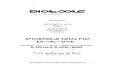 SPEEDTOOLS TOTAL RNA EXTRACTION KITbiotools.eu/documentospdf/Speedtools Total RNA... · Ed 04 – Enero 2016 SPEEDTOOLS TOTAL RNA EXTRACTION KIT Página 3 de 17 3. ESPECIFICACIONES