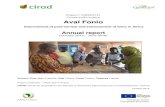 Entete Rapport Réunion démarrage - Cirad Fonio... · The Aval Fonio project (AURG/161/2012), which was originally due to run until 16 December 2015, was extended by 6 months until