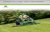 E Series, M Series, R Series, R Diesel Series · SPECIFICATIONS: 2019 Commercial ZTrak™ Mowers E Series M Series MODEL Z915E Z920M Z925M EFI Z930M 945M EFI /Z955M EFI ENGINE Certiied
