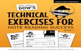 This is a preview (33 of 103 pages). Pages have been ... · PIANO STUDENT WORKBOOKS ana Dows TECHNICAL EXERCISES FOR NOTE READING SUCCESS BOOK 1 226 PRIMER PIANO EXERCISES IN MIDDLE