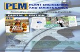 Exclusive sponsorship opportunities! · PEM Plant Engineering and Maintenance readers are highly engaged plant managers and plant operators who are spending more time online. PEM