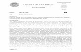 BOARD OF SUPERVISORS - San Diego County, California...Sheriff’s Department for office space tenant, for Jail Commissary items including telephone debit cards, business hosting costs