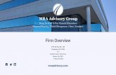 Firm Overview · Firm Overview. mraadvisory.com. 3799 US Hwy Ste. 100 Parsippany, NJ 07054. And. 13 Main Street, First Floor Sparta, NJ 07871 +1 844.672.7623