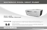 WATERCO POOL HEAT PUMP...Calcium Hardness 7.4 to 7.8 1.0 to 4.0 PPM 100 to 120 PPM below 1800 PPM Reg. Pool below 3500 PPM Salt. Pool 200 to 300 PPM 1 per week 1 per 2-3 days 1 per