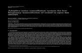 Adaptive noise cancellation system for low frequency ...downloads.hindawi.com/journals/sv/2013/748036.pdfAdaptive noise cancellation system for low frequency transmission of sound