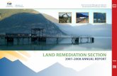 LAND REMEDIATION SECTION...MESSAgE fROM ThE ASSISTANT DEPUTy MINISTER 3 I would like to welcome you to the second Annual Report of the B.C. Ministry of Environment Land Remediation