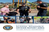 AUGUST 2020 SCHOOL RESOURCE OFFICER REPORT (SRO) · 2020. 9. 15. · OFFICER REPORT (SRO) TIGARD POLICE DEPARTMENT AUGUST 2020. TIGARD POLICE DEPARTMENT Strategic Priorities Mission