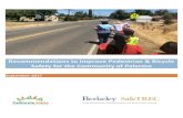Recommendations to Improve Pedestrian & Bicycle Safety for ... · Pedestrian & Bicycle Collision History Between 2011-2015,1 there were 5 pedestrian collisions, including 3 severe