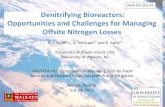 Denitrifying Bioreactors: Opportunities and Challenges for ...€¦ · Denitrification beds: Intercept nitrate from concentrated flows Schipper, et al. 2010. Ecol. ... 10 years performance