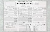 Character: Nosferatu Archetype: Setting/ 2015. 5. 25.آ  Nosferatu Character Portrait ATTRIBUTES OOOOO