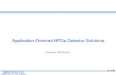 Application Oriented HPGe Detector Solutions · Application Oriented HPGe Detector Solutions I. Kojouharov, GSI Darmstadt BgNS Conference, 10-13 September, Sv.Vlas, Bulgaria Criteria