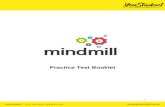 Practice Test Booklet - YouStudent · Practice Test Booklet . 3 Introduction Mindmill Psychometric Assessment software is a fully online assessment system which helps to define and