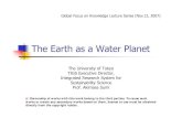 Thhh le Earth as a Water Planet - UTokyo OpenCourseWare...Terrestrial Planets (Inner Planets）And Gas-Giant Planets (Outer Planets） Distance from the Sun Mass Mercury 0.4 5.4 Venus