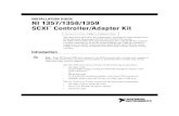 Archived: NI 1357/1358/1359 SCXI Controller/Adapter Kit … · 2018. 11. 15. · NI 1357/1358/1359 Kit Installation Guide 4 ni.com 7. Screw the backplane adapter to the chassis mounting