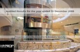 Presentation to the Investment Analysts Society€¦ · 1. Audited Results for the year ended 31 December 2008. Presentation to the Investment Analysts Society