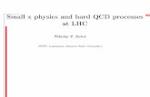 Small x physics and hard QCD processes at LHCqfthep.sinp.msu.ru/talks2011/Zotov.pdf · N.P. Zotov, QFTHEP 2011 Sochi, Russia, Sep. 27, 2011 The BFKL evolution equation predict more