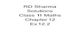 RD Sharma Solutions Class 11 Maths Chapter 12 Ex 12 2 · 2018. 9. 21. · 3/11/2018 RD Sharma Class 11 Solutions Chapter 12 Mathematical Induction - Mycollegebag ...