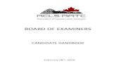 BOARD OF EXAMINERS - ACLS-AATC Canada...2020/02/28  · translators or smart phones (iPhone, Blackberry, Samsung, Huawei, etc.) is not allowed. The Invigilator may inspect any calculator