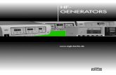 HF- GENERATORS HF...Order-No. 670-91052 Double Foot Switch (Monopolar) Order-No. 670-91051 Features of MGB’s HF-Generators External Power Generator When the user specifies the power